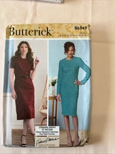BUTTERICK PATTERN 6849  DRESSES  MISSES SIZES  6 8 10 12 14 16 18 20 22 NEW