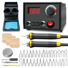 LH30 Wood Burning Kit, Digitally Adjustable Temperature Wood burner Pen Kit, ...