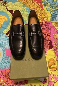 Mocassins homme Quentin Horsebit cuir noir neuf 100 % authentiques Gucci G 13 US 13,5
