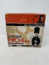 Koss Pro4Aa Professional Headphones Pro 4AA Vintage With Box VTG