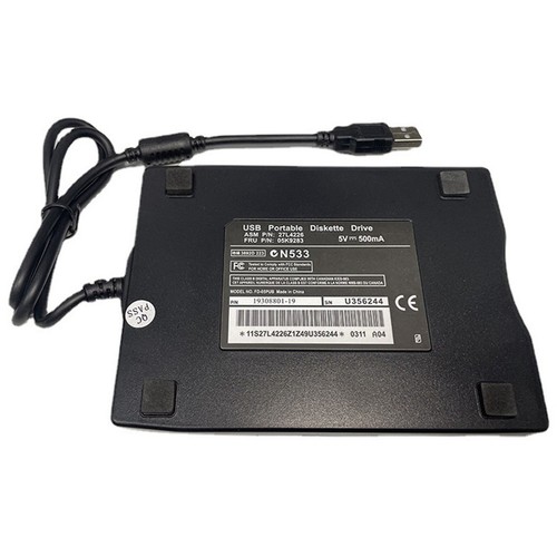 Lecteur de disquette 3,5 pouces 1,44 m USB ordinateur portable lecteur de disquette plaque C4H1 - Photo 5/6