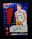 2024-25 Panini Mosaic Blue Prizm - Pelle Larsson Rookie Jersey + Auto /49 (RC)