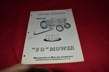 Minneapolis Moline SO Mower Dealer's Parts Book Manual SHPA