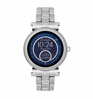 ladies silver smartwatch