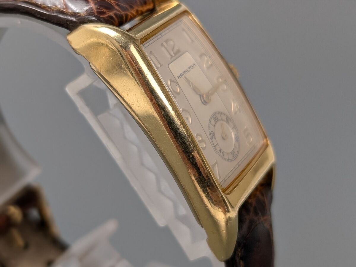 HAMILTON American Classic 6240 Gold small second Quartz HAMILTON American Classic 6240 Gold small second Quartz