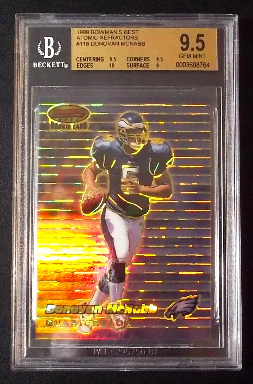 Donovan McNabb Bowman's Best #118 Atomic Refractor