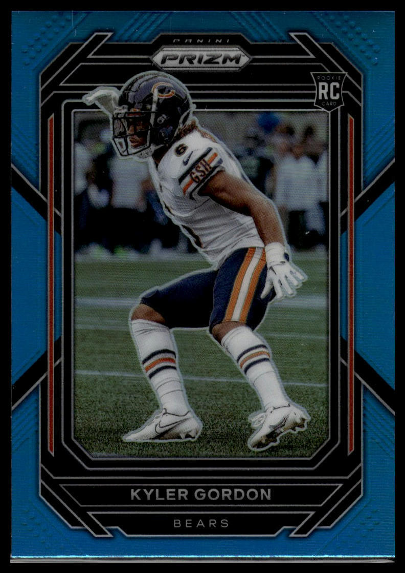 2022 Panini Prizm #385 Kyler Gordon Rookie Light Blue Retail SSP