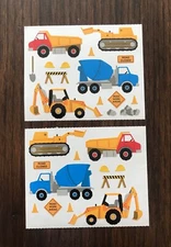 Vintage 1998 Mrs. Grossman’s Construction Equipment Stickers