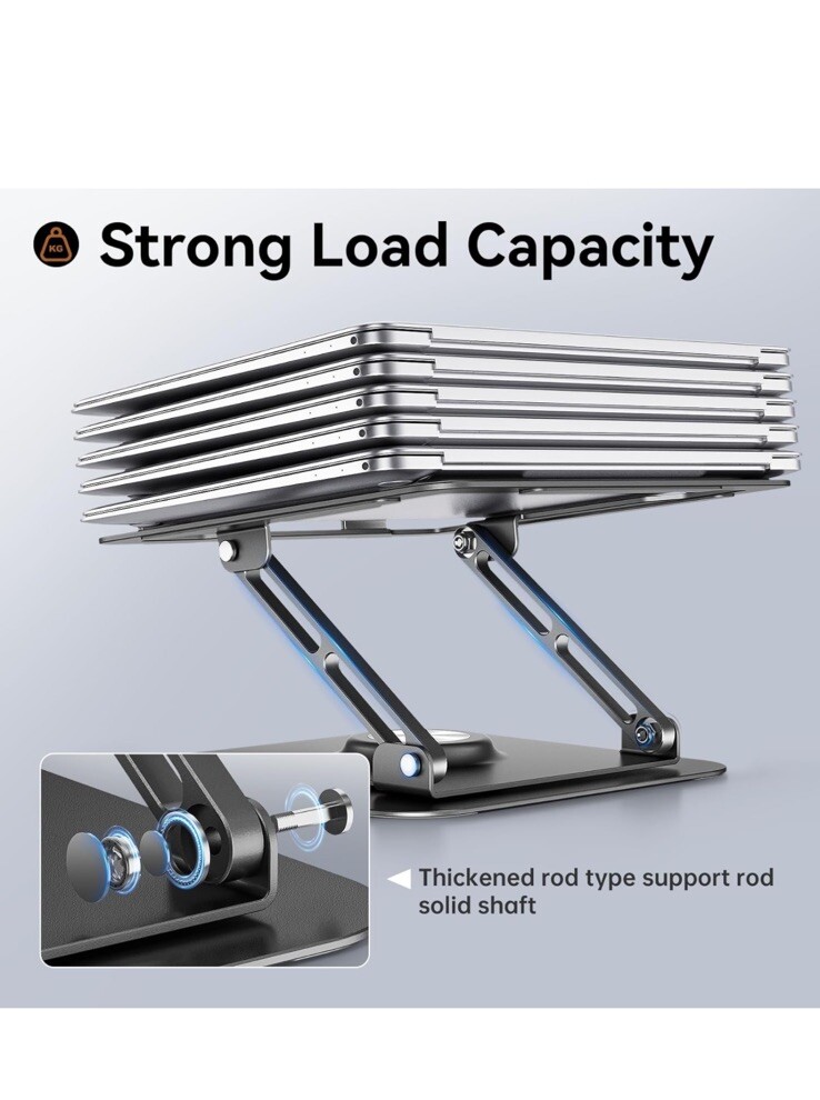 360° Rotating Adjustable Laptop Stand for Notebook & Desk Use
