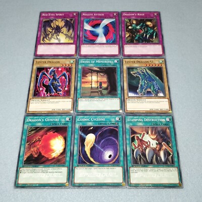 Yugioh GX Shadow Rider Nightshroud 46 Card Deck Red Eyes Black Darkness  Dragon