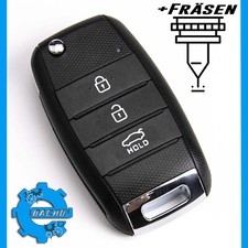 SCHLÜSSELGEHÄUSE FÜR KIA RIO SORENTO SOUL FORTE CARENS 3 TASTEN + FRÄSEN