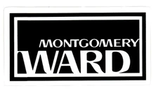 Montgomery Ward Department Store Sticker (Reproduction)