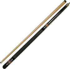 ISZY Billiards 2-Piece Pool Cue Stick BLACK Hardwood Maple ~ 58in / 21oz ~ NEW!