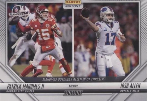 2021 Panini Instant NFL Josh Allen Patrick Mahomes II #193