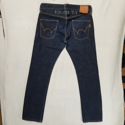 Men's EDWIN 505zxx Selvedge Cinch Regular Blue Jeans W32 L33 Men's EDWIN 505zxx Selvedge Cinch Regular Blue Jeans W32 L33