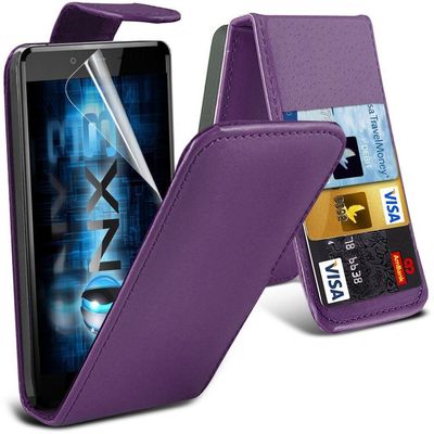 Apple iPhone 6 6s 7+ Plus 5,5'' PU Leder Wallet Flip Case Etui Hülle Lila