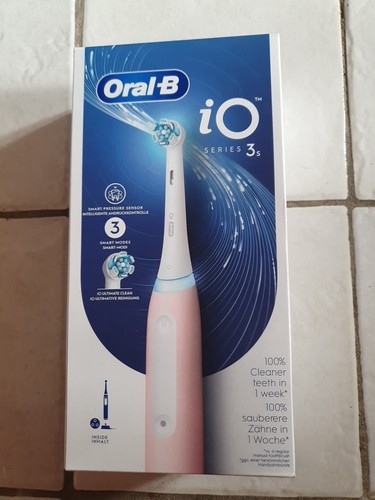 Brosse à Dents électrique Oral-B Io Series 3s - Rechargeable, Plusieurs Modes, Minuterie, Neuve