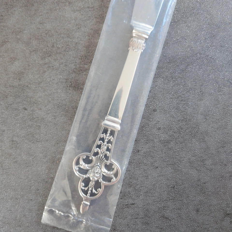 Cuchillo de mesa renacentista Christofle 1 pieza plata de ley 925 nuevo Foto 2 de 4