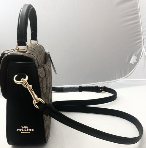 Coach Quilted Signature Marlie Top Handle Xbody C5645.💥💥 - Picture 4 of 9