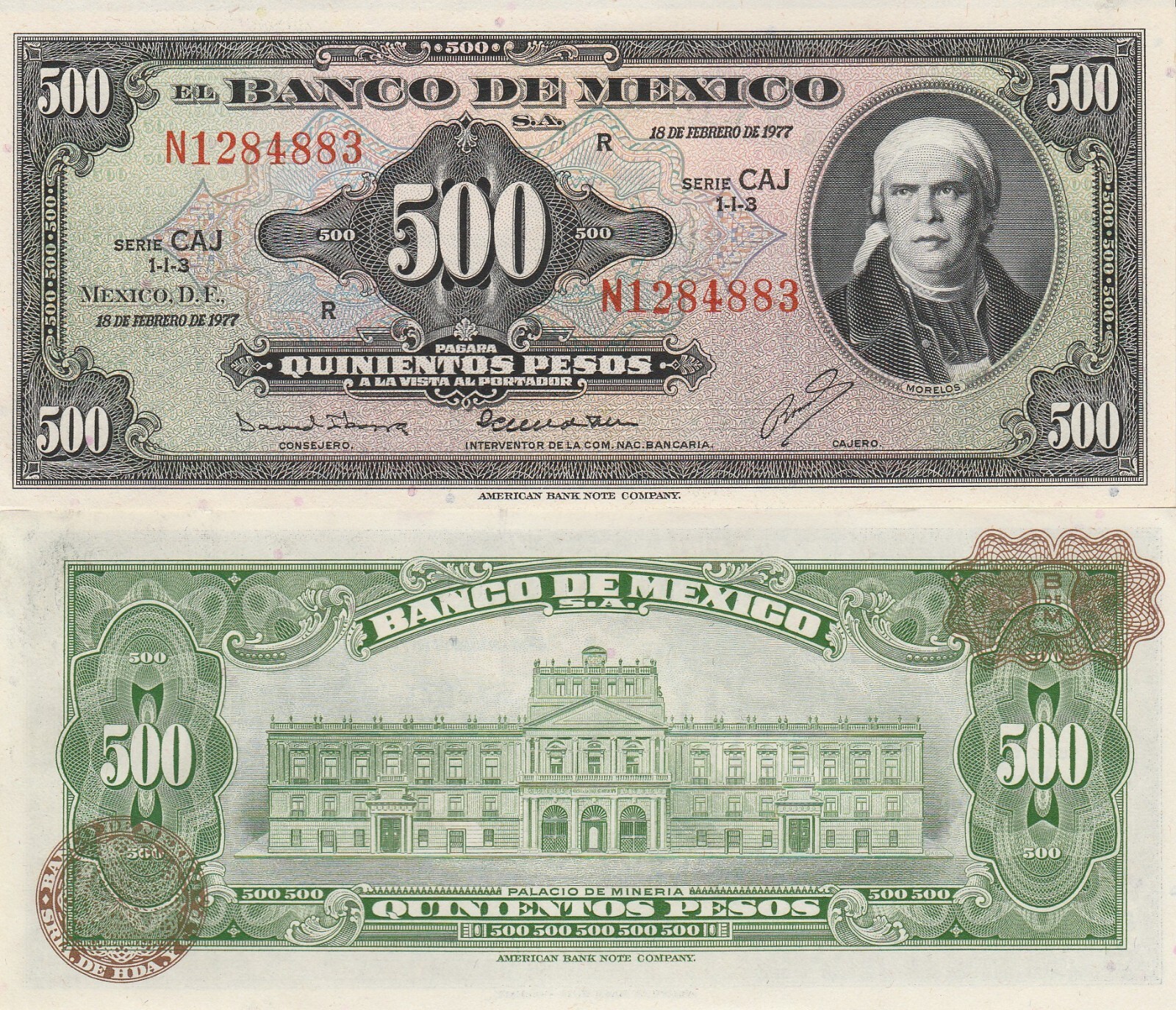 Mexico 500 Pesos Morelos Feb 18 1977 El Banco De Mexico UNC EBay mexico-500-pesos-morelos-feb-18-1977-el-banco-de-mexico-unc-ebay