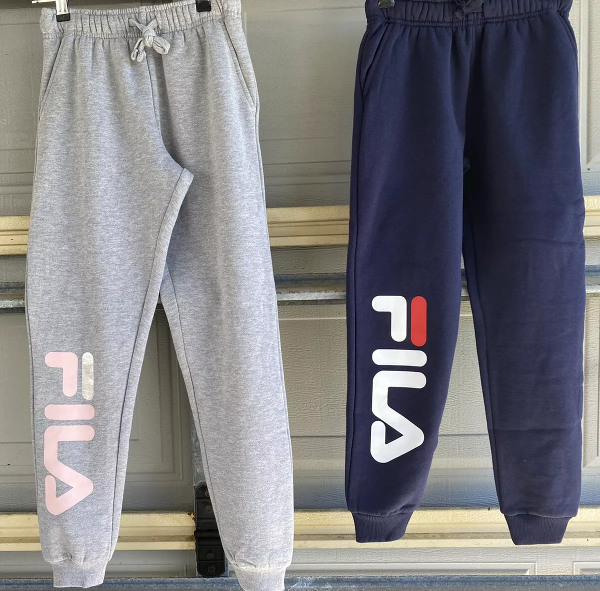 Girls Or Boys FILA Kids Fleece Warm Tracksuit Pants. Trackies Track