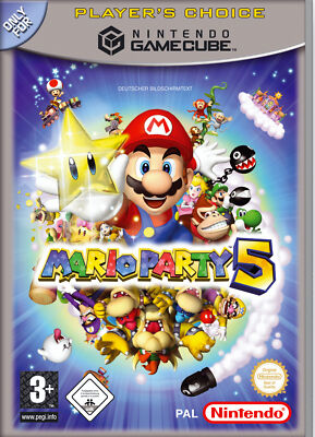 Mario Party 5 Player's Choice Nintendo GameCube Komplett Mit Anleitung
