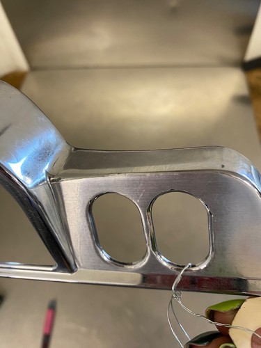 1999 Harley Davidson E/G U/C FLHTCUI Kuryakyn Switch Panel Accent Chrome Trim - Picture 7 of 9