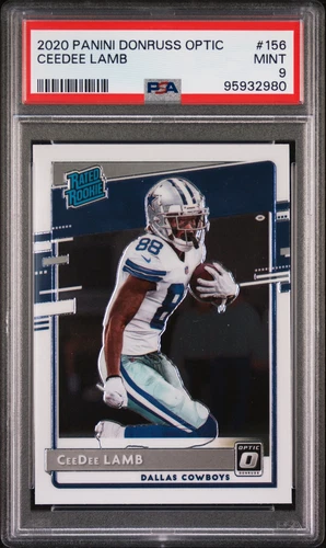 2020 Panini Donruss Optic #156 Ceedee Lamb PSA 9
