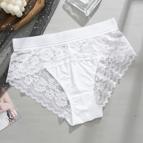5 Pack Lot Womens Sexy Panties Lingeries High Waist Lace Underwear Thongs Brief - Picture 10 of 17