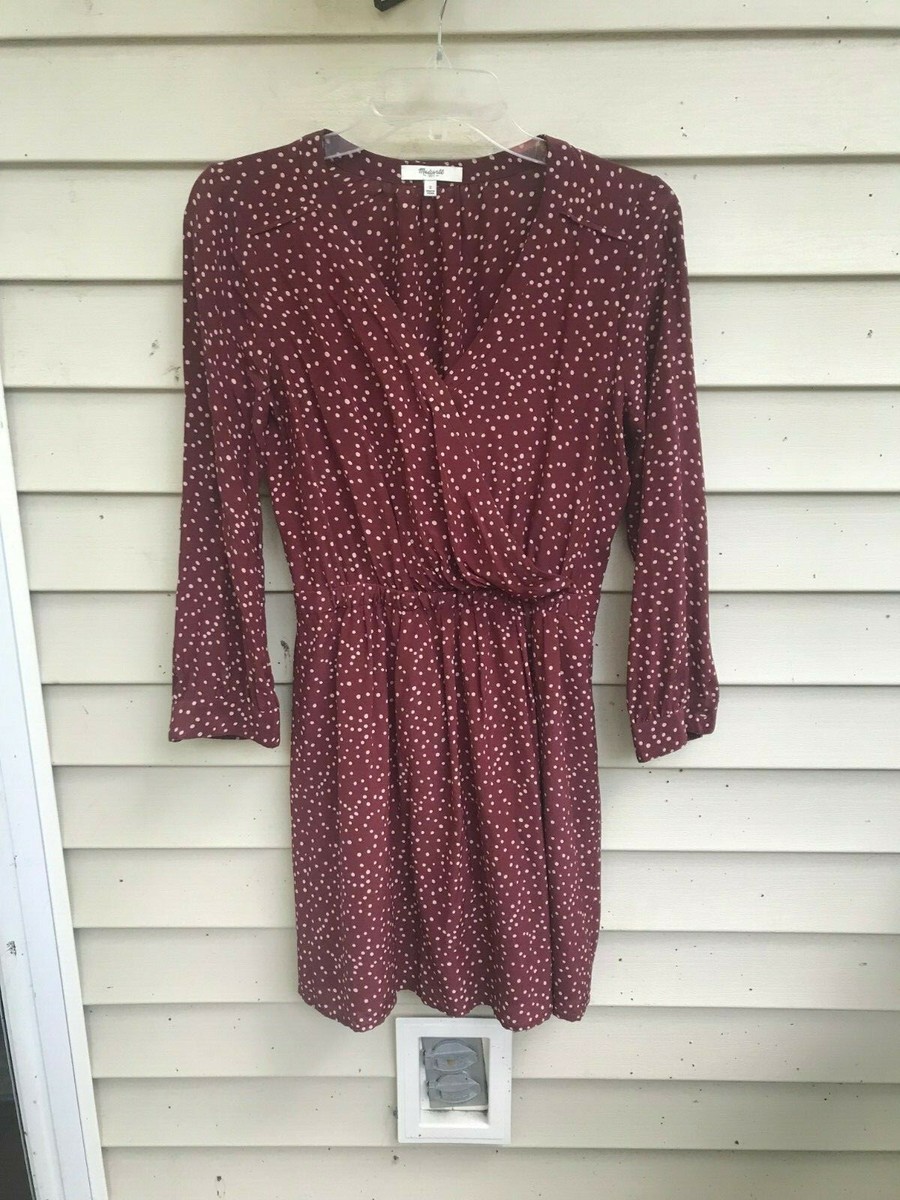 polka dot dress burgundy Dotty Burgundy And White Polka Dot Dress Burgundy Spot Satin Maxi Dress  With Sleeve  Me&B