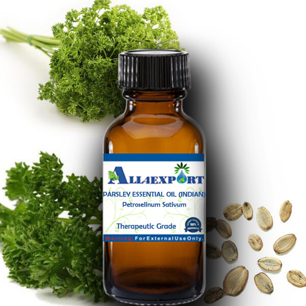 PURE PARSLEY ESSENTIAL OIL (INDIAN) Petroselinum Sativu NATURAL
