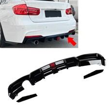 Rear Bumper Protector Spoiler Lip For BMW 3 Series F30 F31 F35 M Sport 12-19 gz