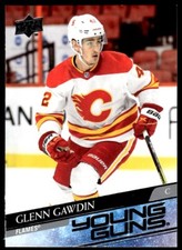 2020-21 Upper Deck Young Guns Glenn Gawdin Rookie Calgary Flames #726 R102