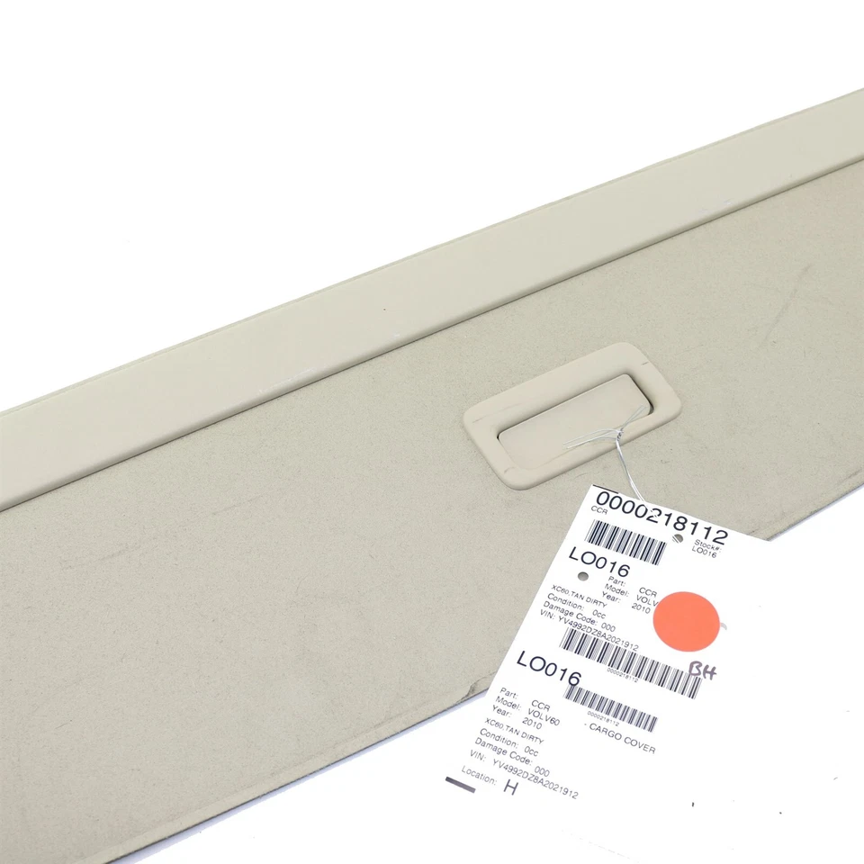 Volvo Beige Rear Roll-up Cargo/Parcel Cover XC60 2010-2017 39823856 - Изображение 3 из 4