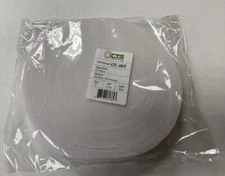 White hook & loop double sided self gripping 3/4" and 25 yards