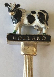Holland Cow Vintage Souvenir Spoon Collectible