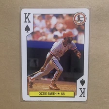 OZZIE SMITH  1991 U.S.PLAYING CARD COMPANY BASEBALL CARD