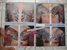 hikae tattoo body art photo tradition japan yakuza picture menu paper 7x10 inch