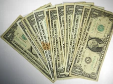 1963-B $1 One Dollar Bill Federal Reserve ~ "Barr" Note ~ Circulated