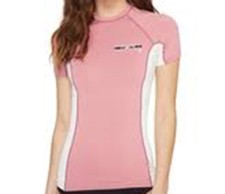 O'Neill Women Skins SS Crew Tee S Mesarose / Vanilla