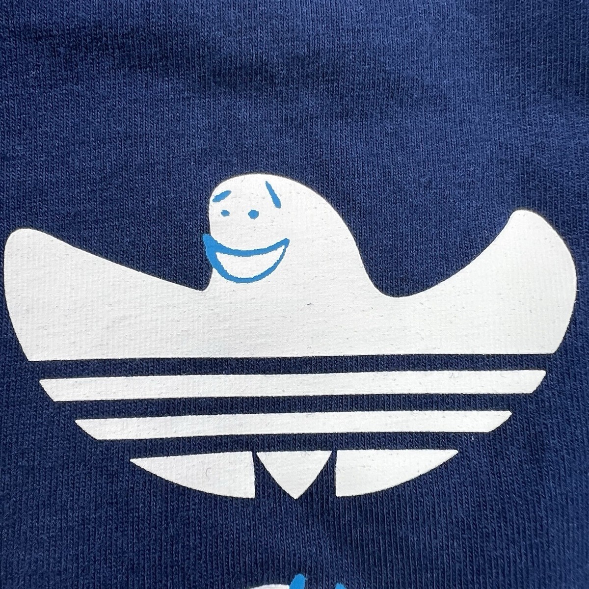 Adidas x Mark Gonzales Gonz Shmoo T Shirt XS Blue Ghost Adidas x Mark Gonzales Gonz Shmoo T Shirt XS Blue Ghost