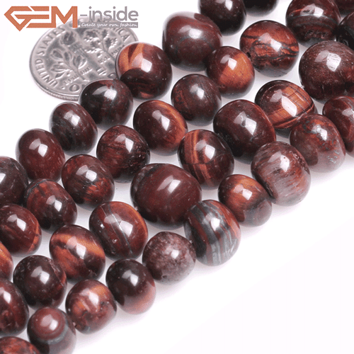 Piedras preciosas naturales pepita pata cuentas de forma libre para hacer joyas 15" 8x12 mm - Imagen 4 de 148