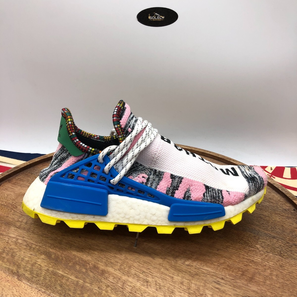 Adidas Men's NMD Human Race Trail x Pharrell Solar Pack 2018 Shoes Size  BB9531