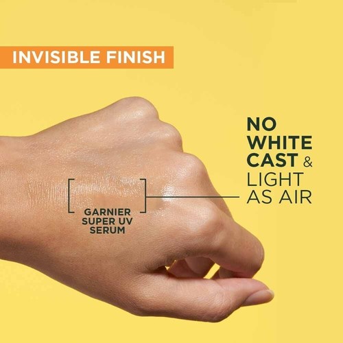 Garnier Super UV Invisible Serum Sunscreen SPF50+ PA++++ Vitamin C 30ml. - Picture 10 of 18