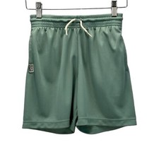 Converse Boys Drawstring Elastic Waist Active Shorts - Jade Green - size Small
