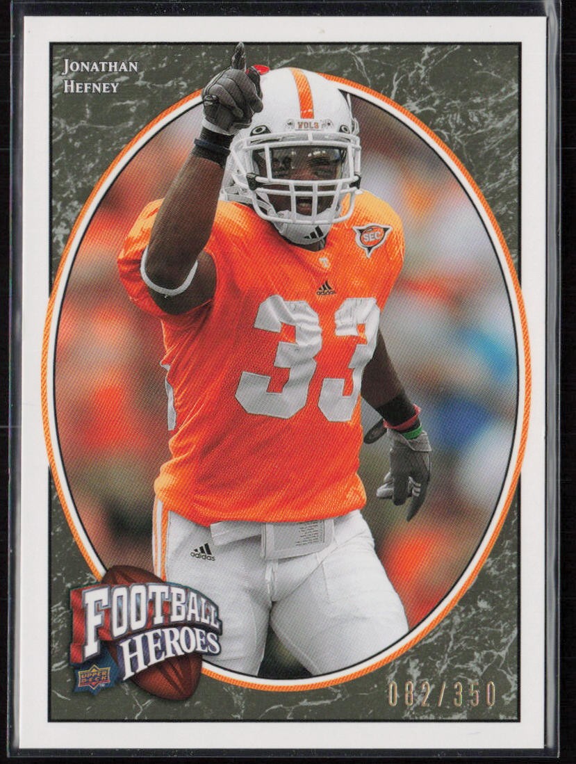 2008 Upper Deck Heroes #161 Jonathan Hefney Green #/350