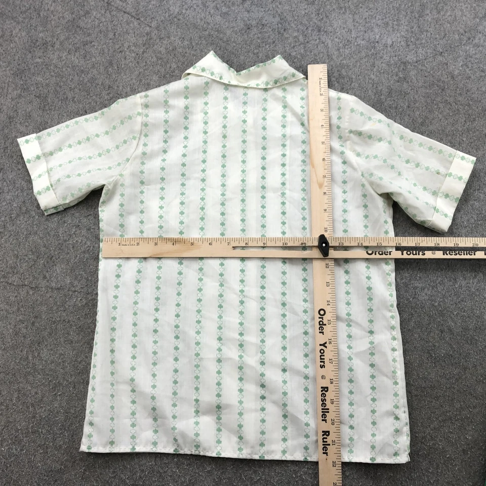 Conjunto de Uniforme Vintage Niñas Scouts Niñas 10 Pantalones Jersey Verde Blusa Faja Prendedor Años 70 Foto 4 de 4