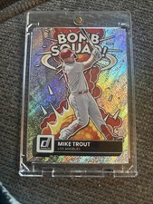 2022 Panini Donruss - Bomb Squad Mike Trout #BS-8 Rapture