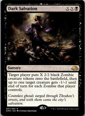Dark Salvation 87 Rare Eldritch Moon Magic: The Gathering Lightly Played