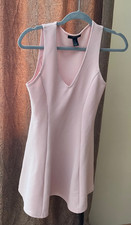 Forever21 Medium Short Pink Fit & Flare Dress